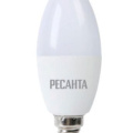 Лампа светодиодная Ресанта LL-R-C37-7W-230-4K-E14